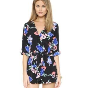 Yumi Kim Ivy Blossom Silk Romper Size XS